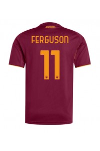 AS Roma Evan Ferguson #11 Fotballdrakt Hjemme Klær 2025-26 Korte ermer